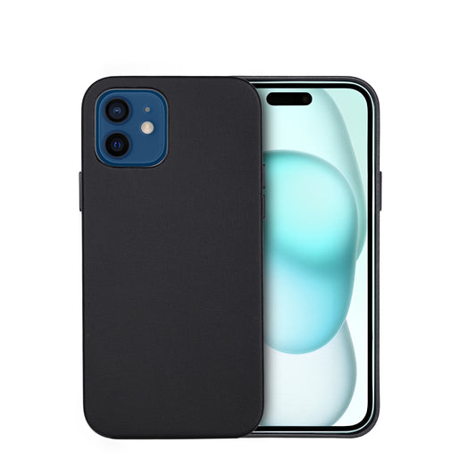 Premium Leather iPhone Back Cover For Iphone 11-Black